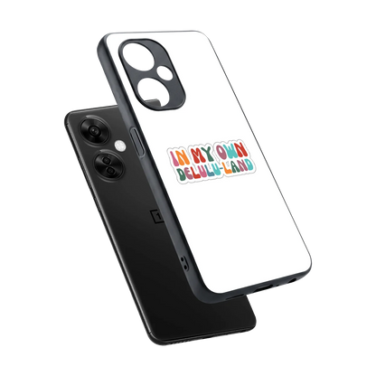 Delulu Land sleek oneplus nord ce 3 lite cover with tempered glass back and TPU edges