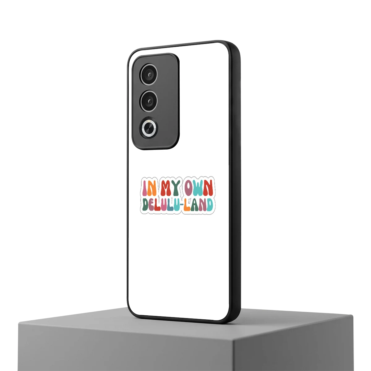 Delulu Land oppo a3 pro mobile cover | shockproof glass phone case