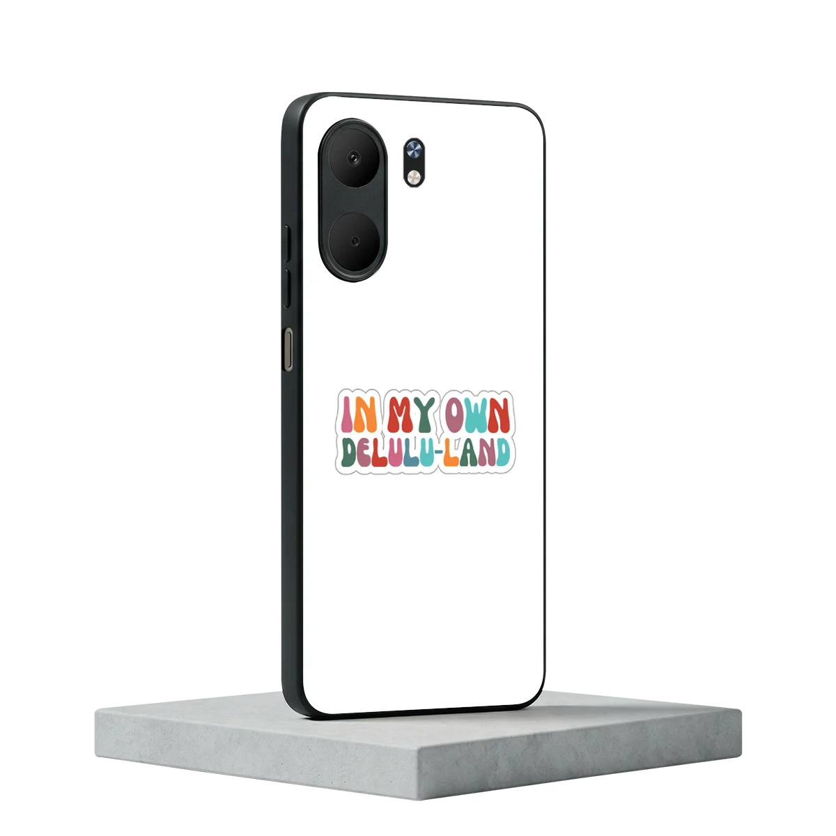 Delulu Land oppo a5x 5g mobile cover | shockproof glass phone case