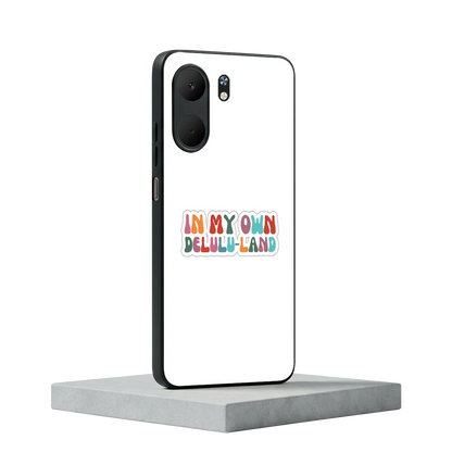 Delulu Land oppo a5x 5g mobile cover | shockproof glass phone case
