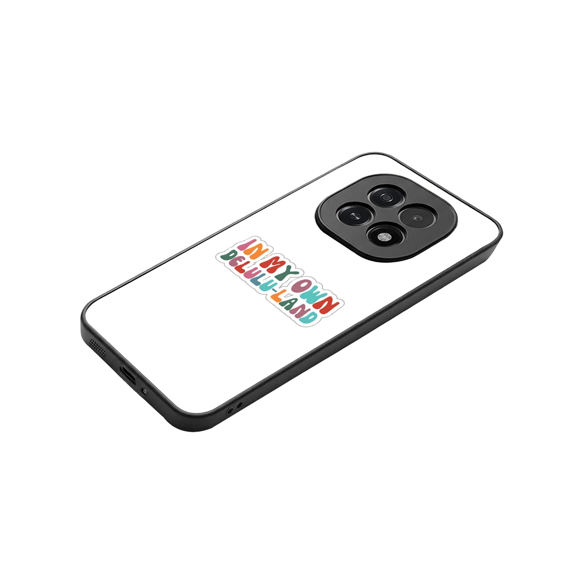 Delulu Land stylish phone case for oppo f29 5g | glossy glass and slim fit