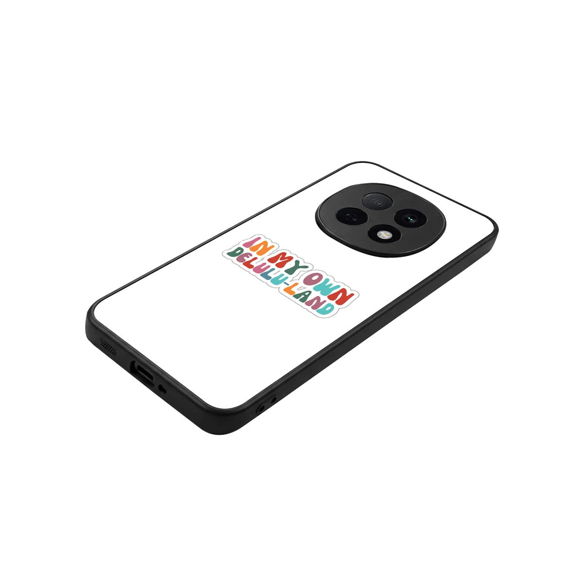 Delulu Land stylish phone case for oppo f29 pro 5g | glossy glass and slim fit