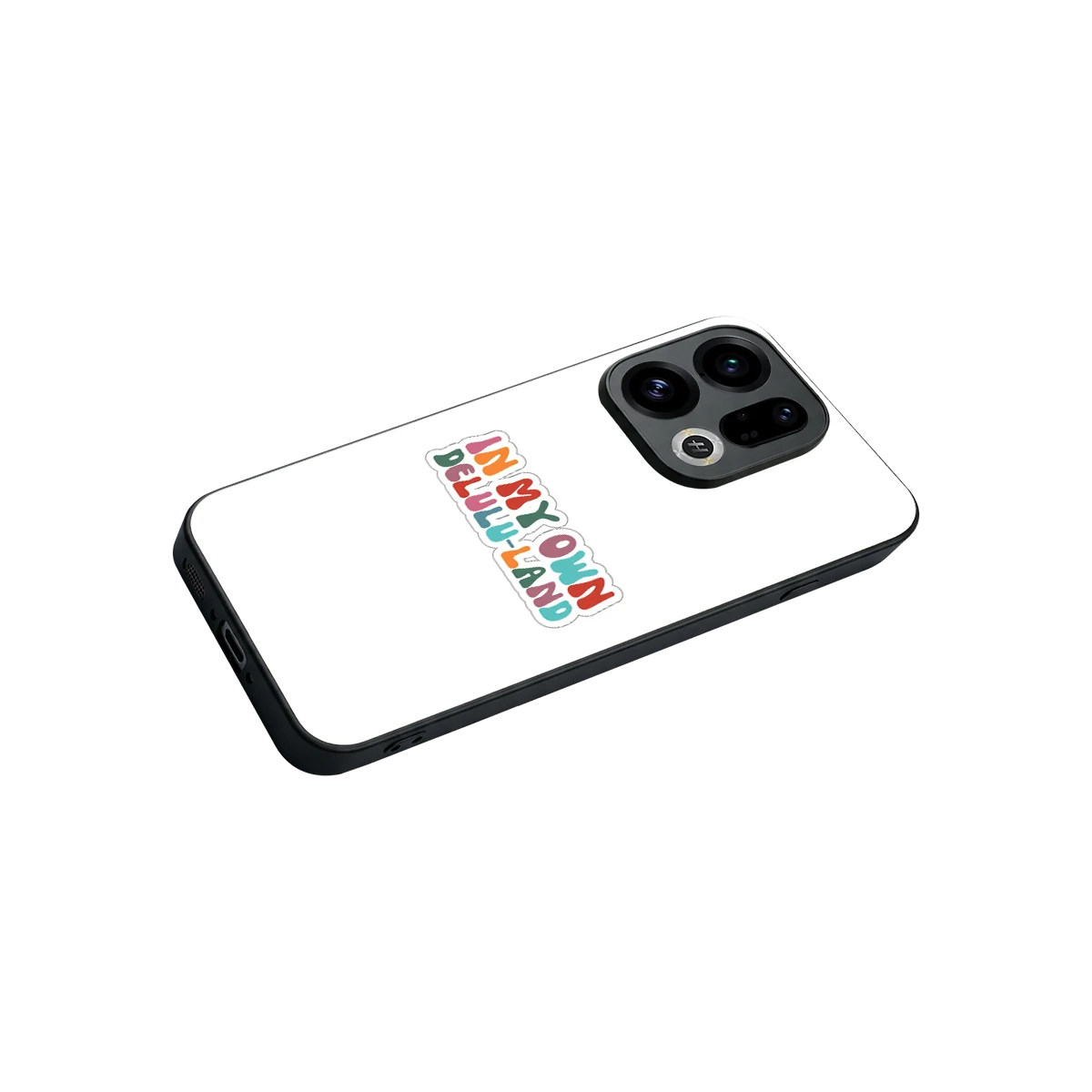 Delulu Land stylish phone case for oppo find x9 | glossy glass and slim fit