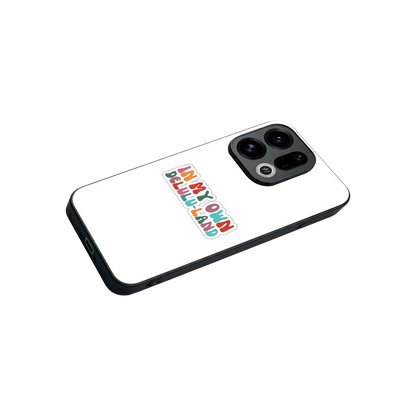 Delulu Land stylish phone case for oppo find x9 | glossy glass and slim fit