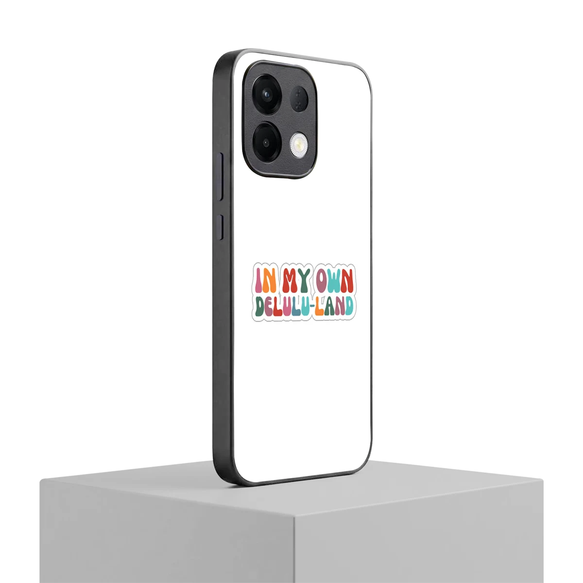 Delulu Land oppo k13 5g mobile cover | shockproof glass phone case