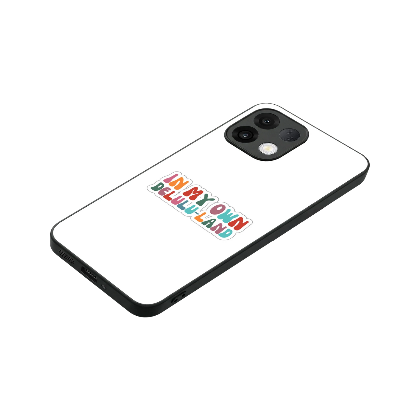 Delulu Land stylish phone case for oppo k13 5g | glossy glass and slim fit