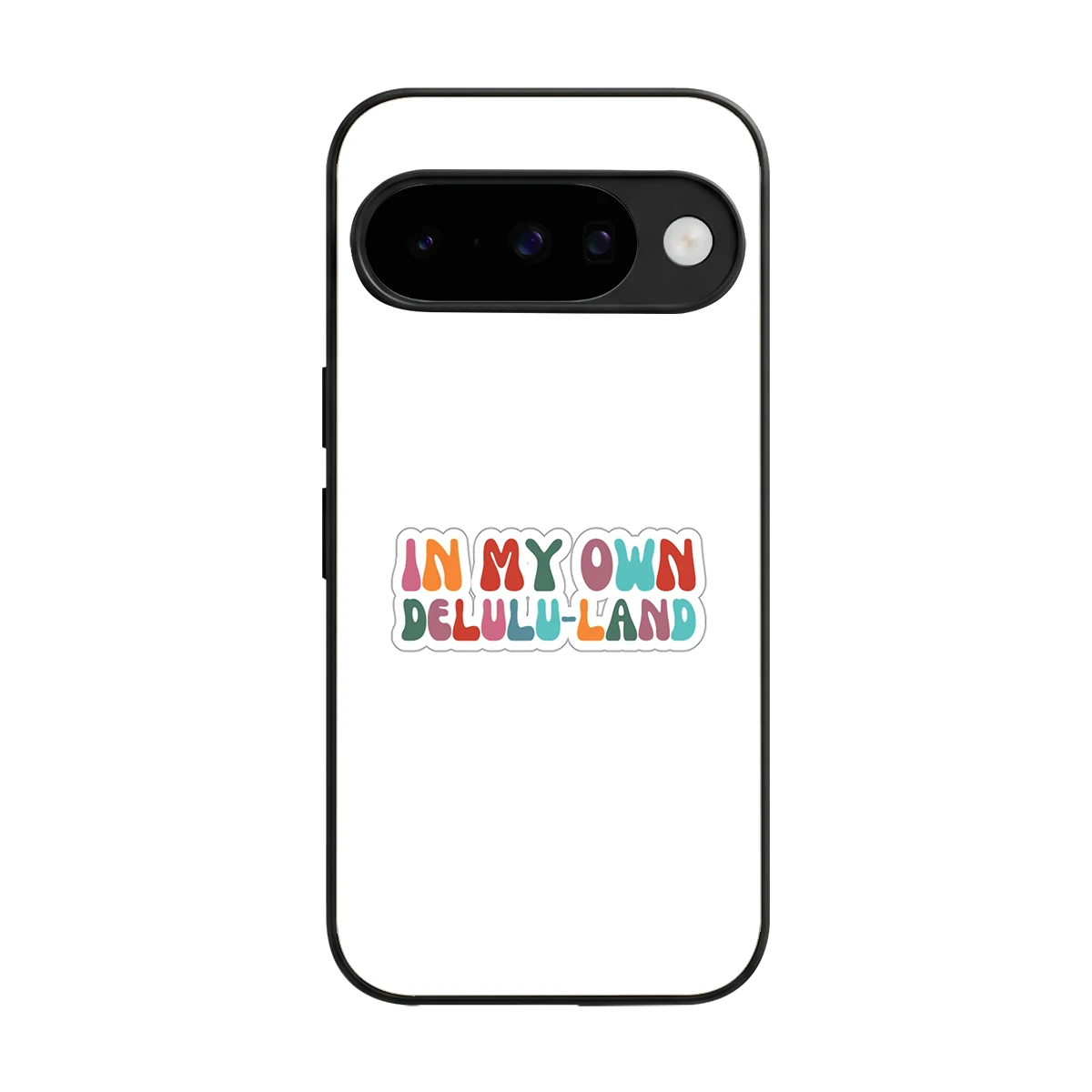 Delulu Land back phone cover | glass case for google pixel 10