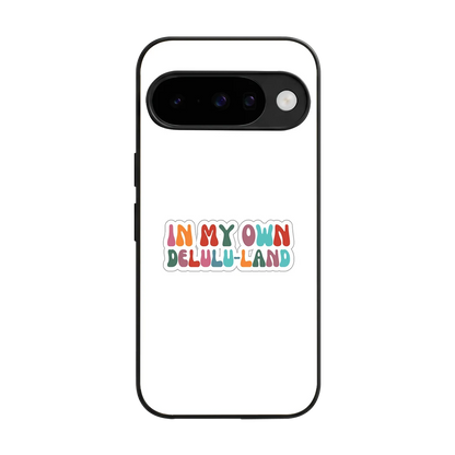 Delulu Land back phone cover | glass case for google pixel 10