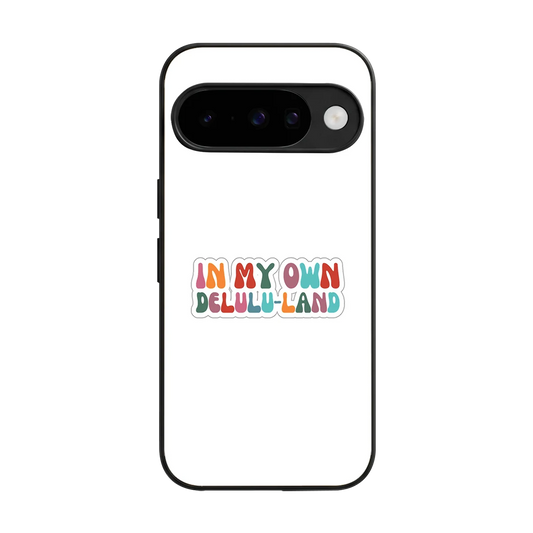 Delulu Land back phone cover | glass case for google pixel 10