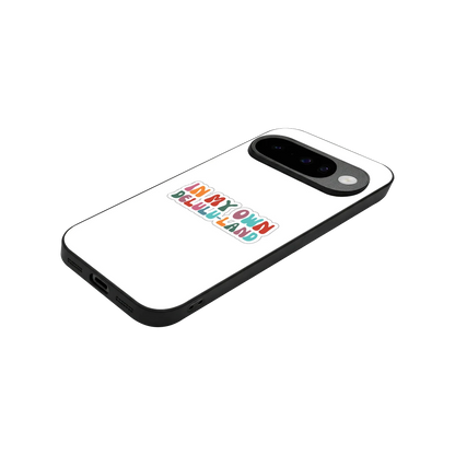 Delulu Land stylish phone case for google pixel 10 | glossy glass and slim fit