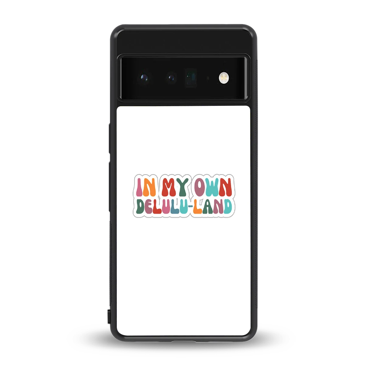Delulu Land back phone cover | glass case for google pixel 6 pro