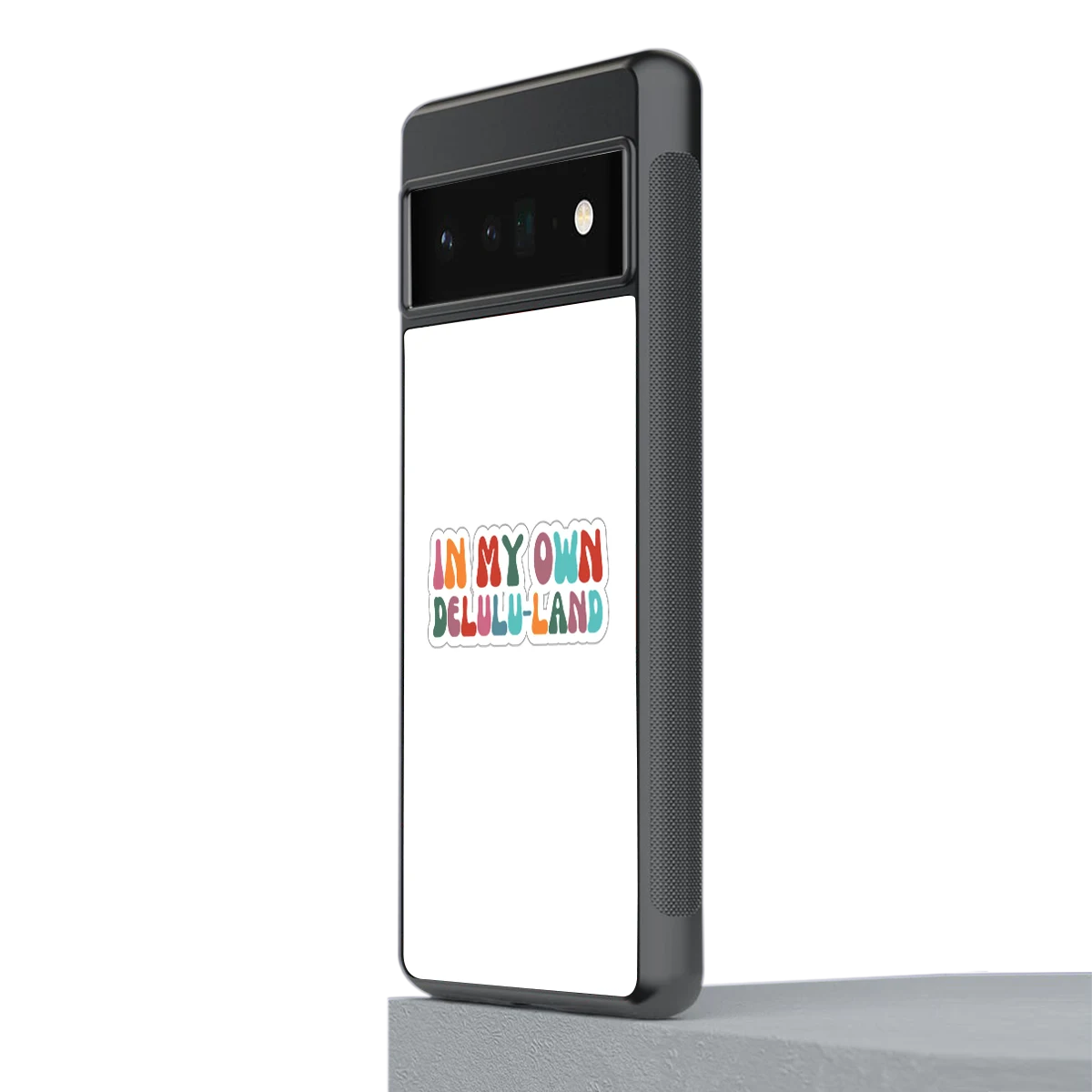 Delulu Land stylish phone case for google pixel 6 pro | glossy glass and slim fit