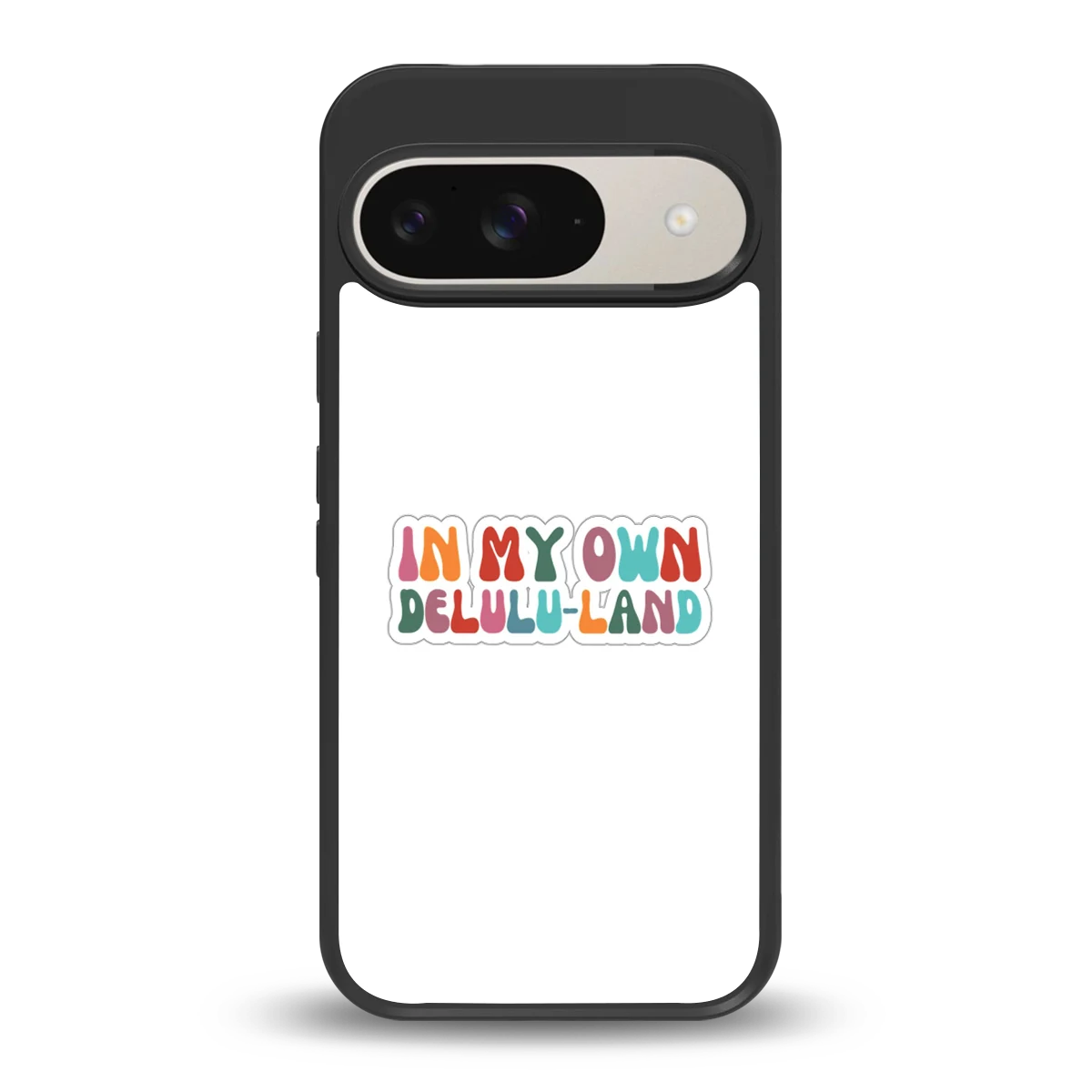 Delulu Land back phone cover | glass case for google pixel 9