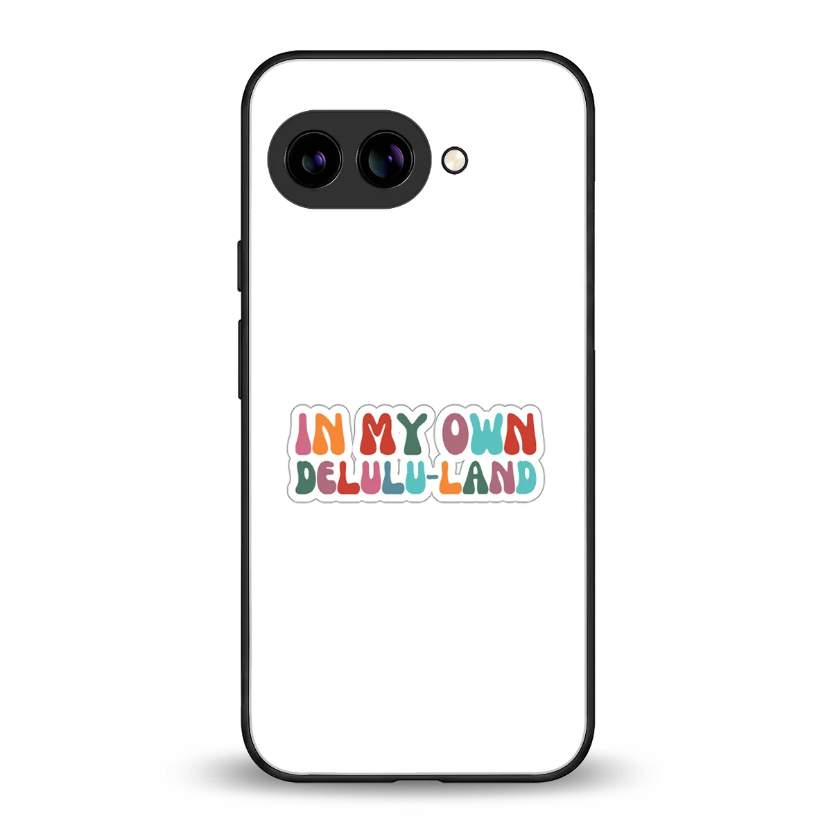 Delulu Land back phone cover | glass case for google pixel 10a
