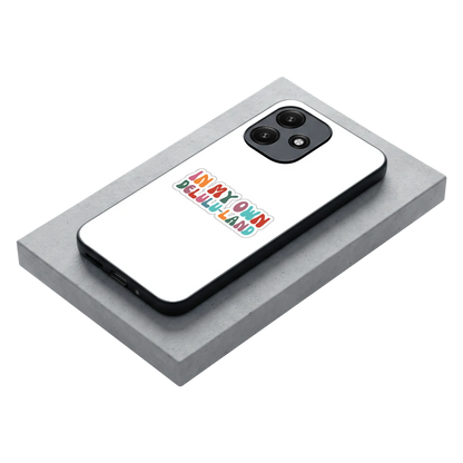 Delulu Land stylish phone case for redmi 12 5g | glossy glass and slim fit