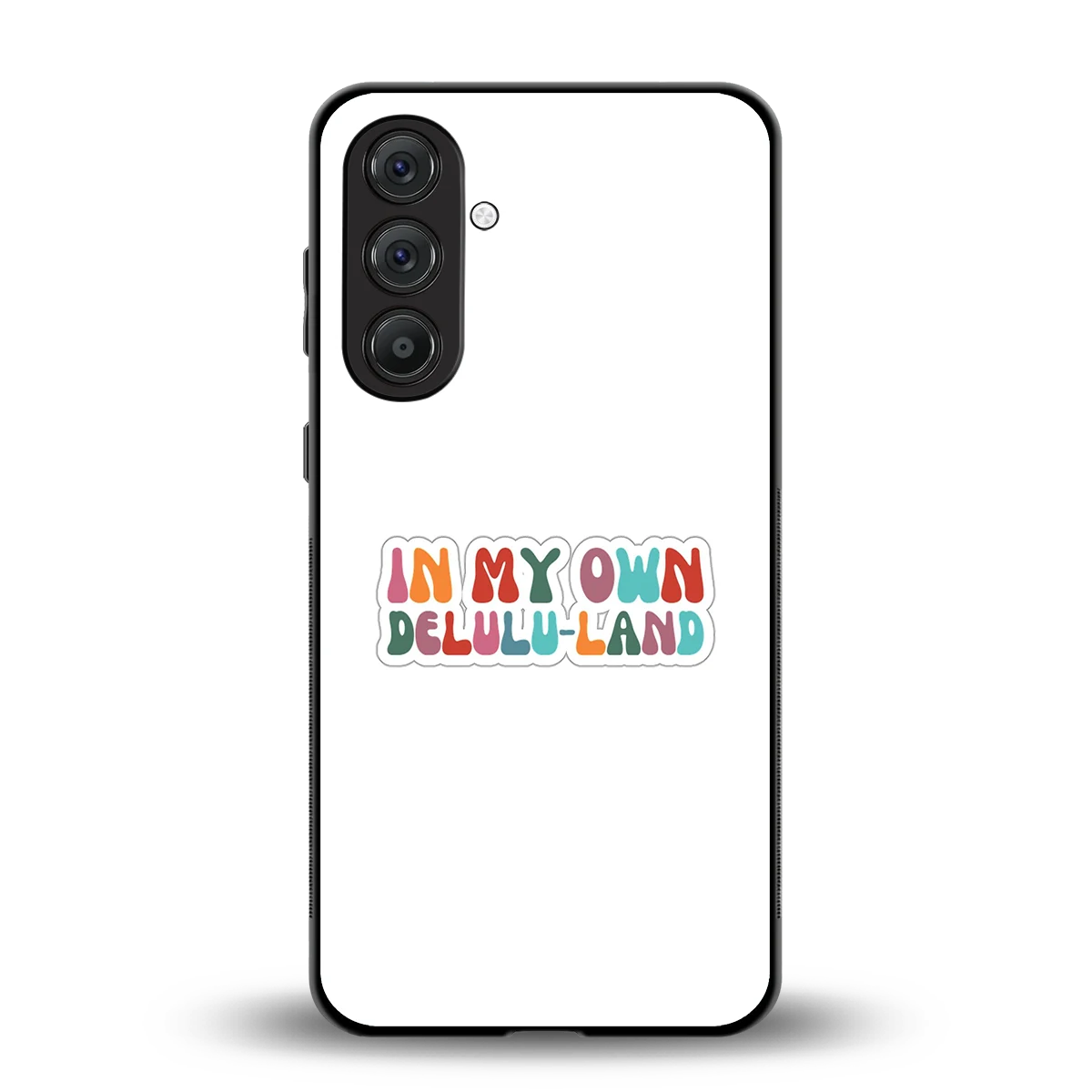 Delulu Land back phone cover | glass case for samsung galaxy a56 5g