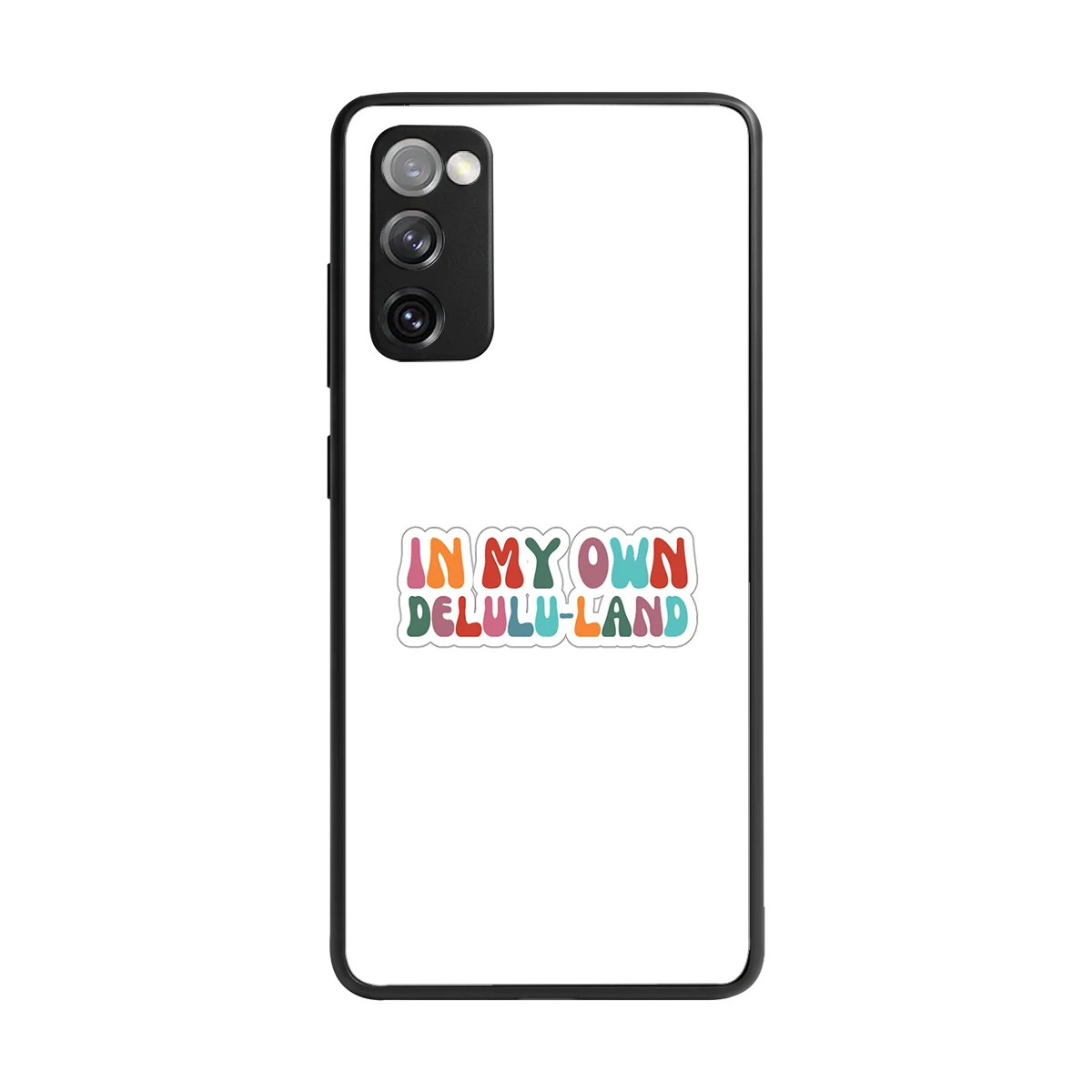 Delulu Land back phone cover | glass case for samsung galaxy s20 fe
