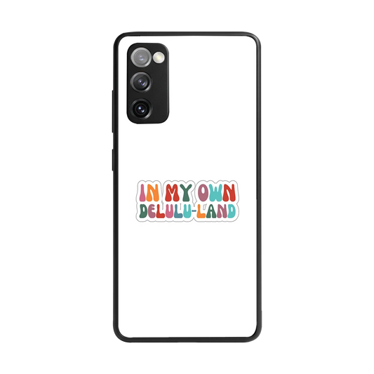 Delulu Land back phone cover | glass case for samsung galaxy s20 fe