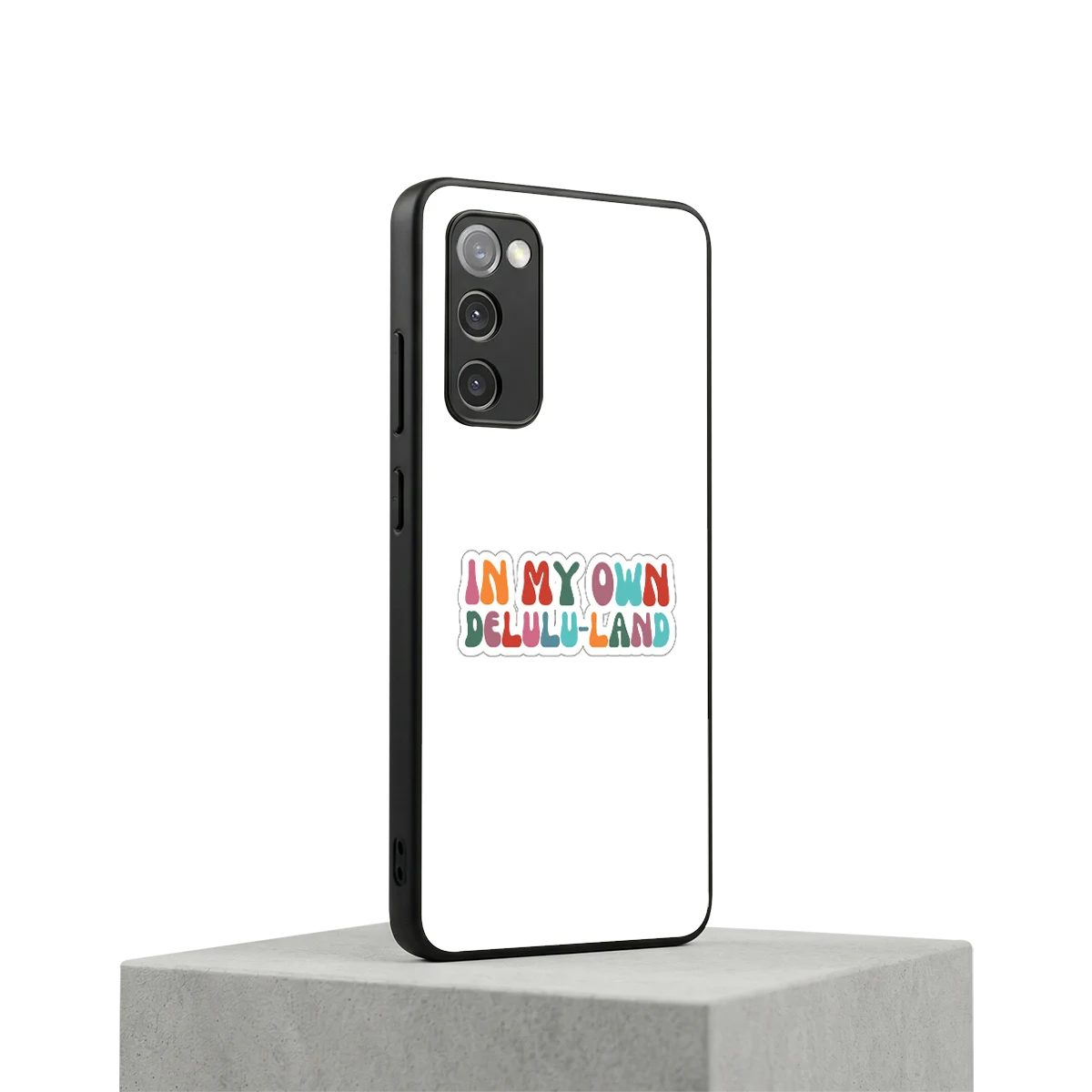 Delulu Land samsung galaxy s20 fe mobile cover | shockproof glass phone case