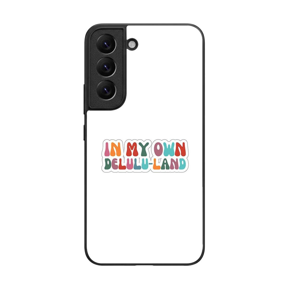 Delulu Land back phone cover | glass case for samsung galaxy s22