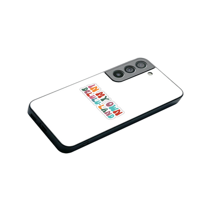 Delulu Land stylish phone case for samsung galaxy s22 | glossy glass and slim fit