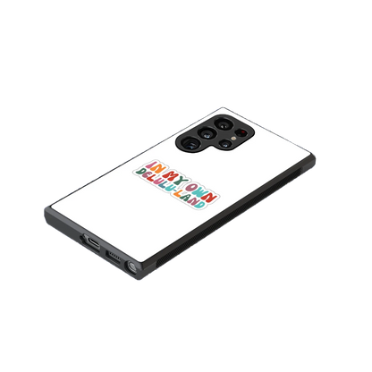 Delulu Land stylish phone case for samsung galaxy s23 ultra | glossy glass and slim fit