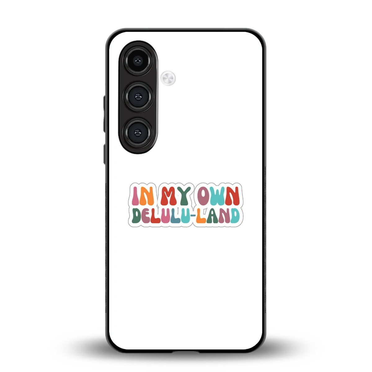 Delulu Land back phone cover | glass case for samsung galaxy s25