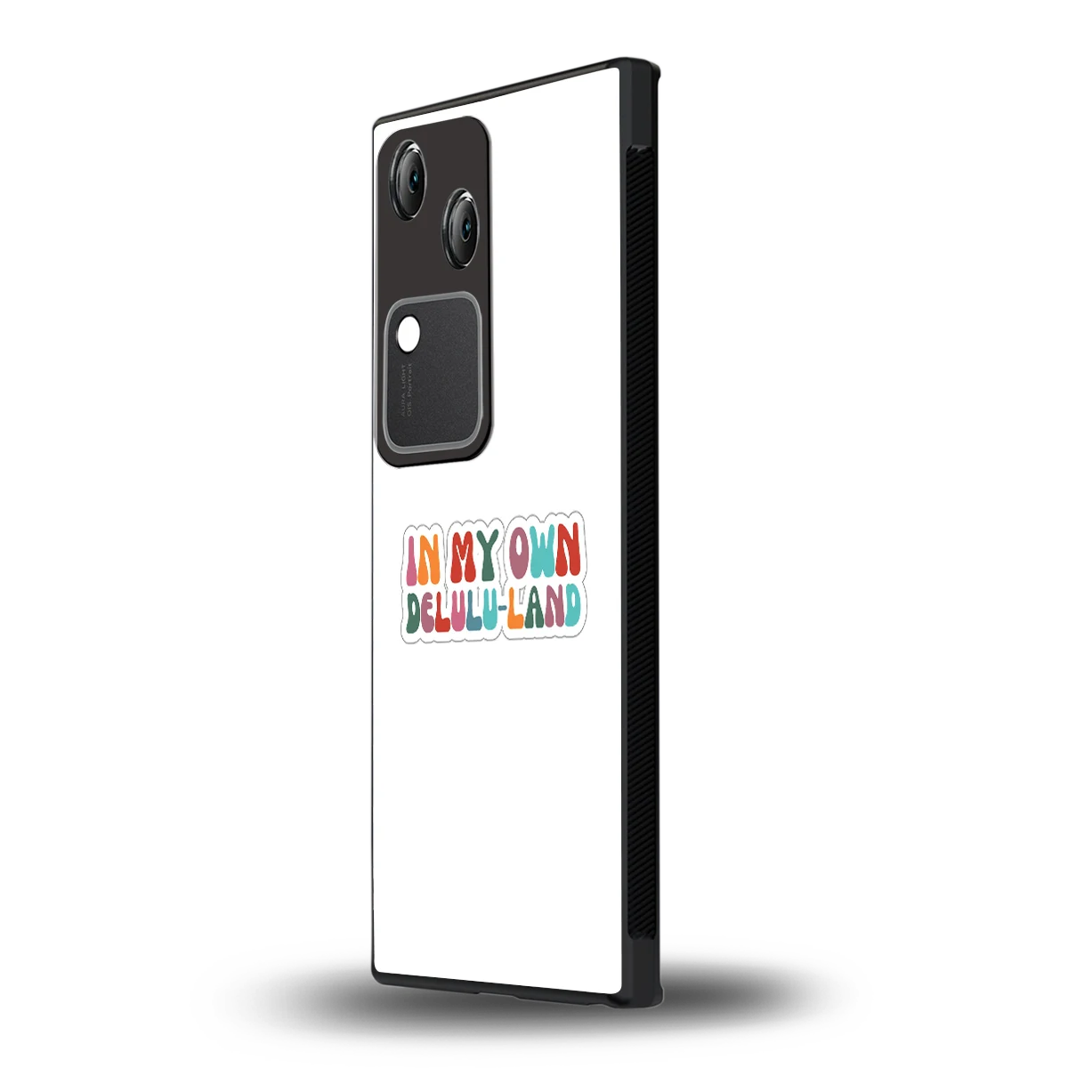 Delulu Land vivo v30 mobile cover | shockproof glass phone case