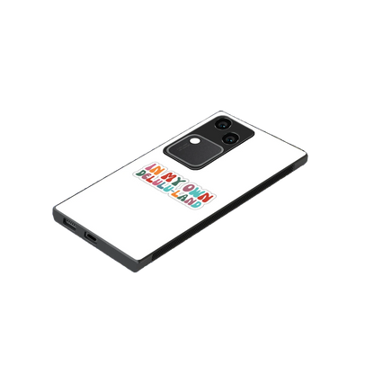 Delulu Land stylish phone case for vivo v30 | glossy glass and slim fit