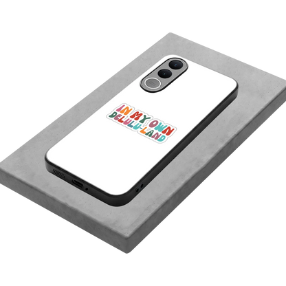 Delulu Land stylish phone case for vivo v70 fe | glossy glass and slim fit