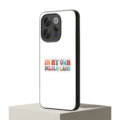 Delulu Land vivo v70 elite mobile cover | shockproof glass phone case
