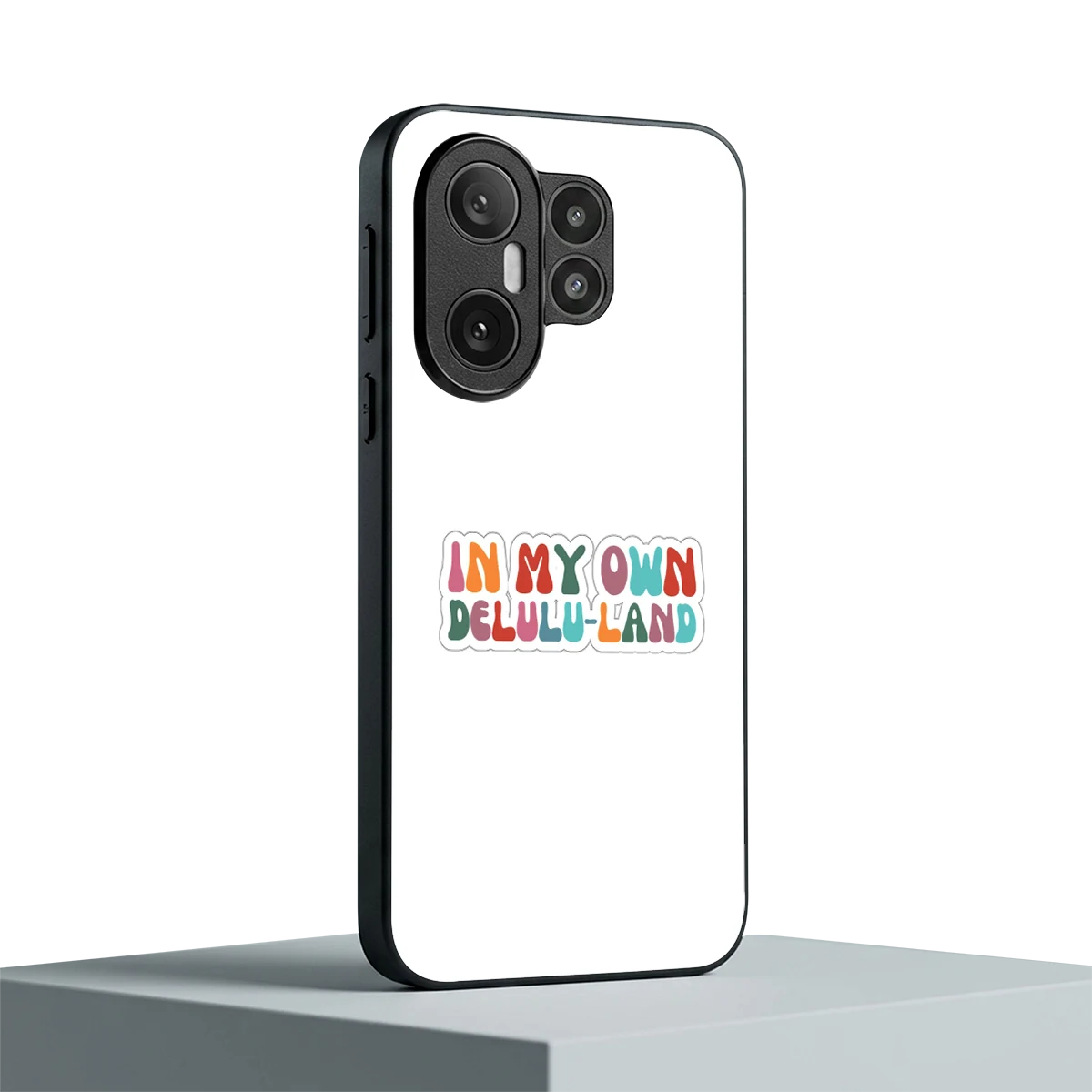 Delulu Land vivo x200 fe mobile cover | shockproof glass phone case
