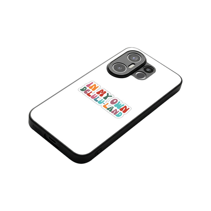 Delulu Land stylish phone case for vivo x200 fe | glossy glass and slim fit