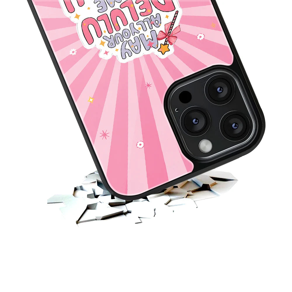 Durable Glass Back Mobile Case for iPhone, Samsung, OnePlus, Google Pixel, Redmi, Vivo, Oppo