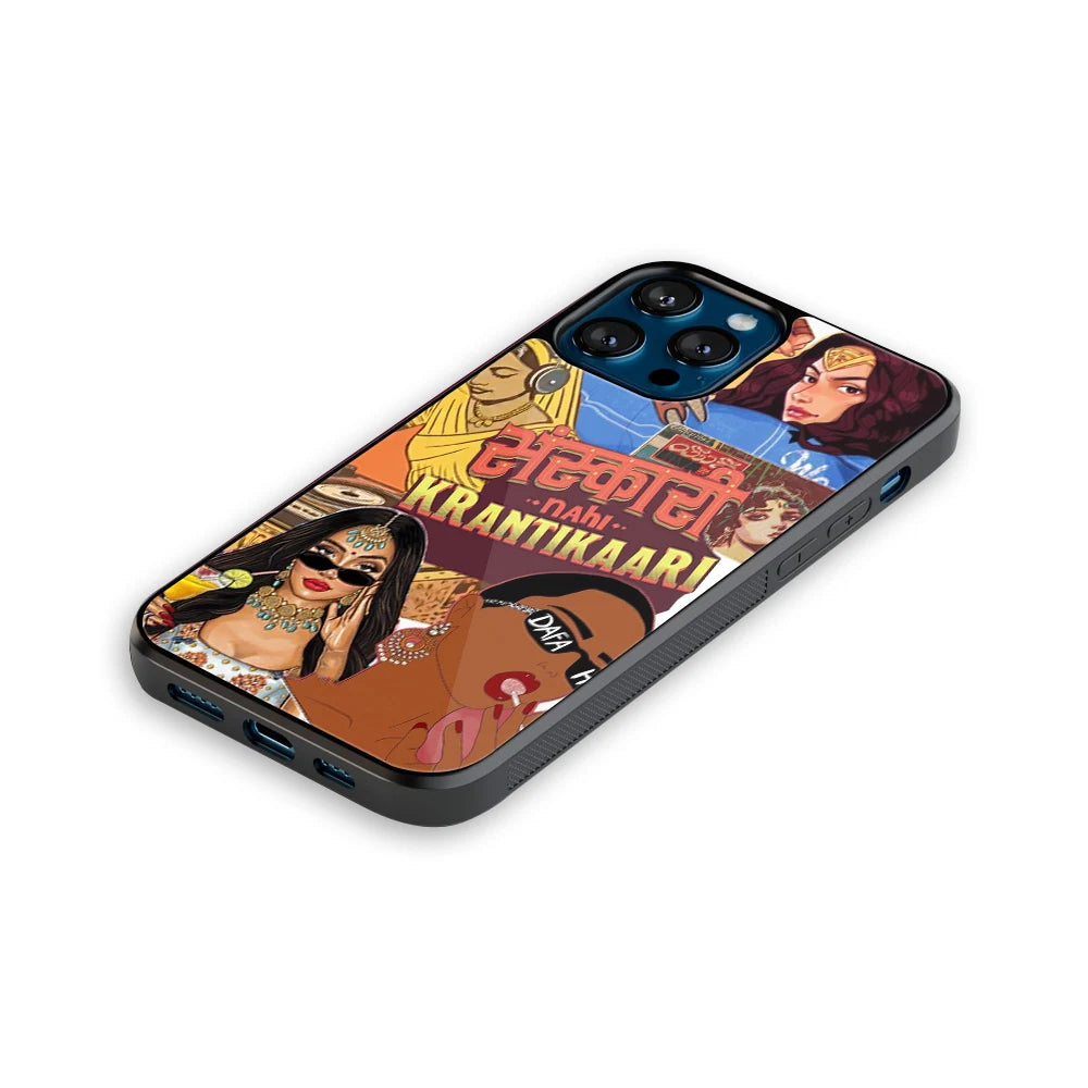 Luxury Glass Back Mobile Cover for iPhone, Samsung Galaxy, OnePlus, Pixel, Redmi & More