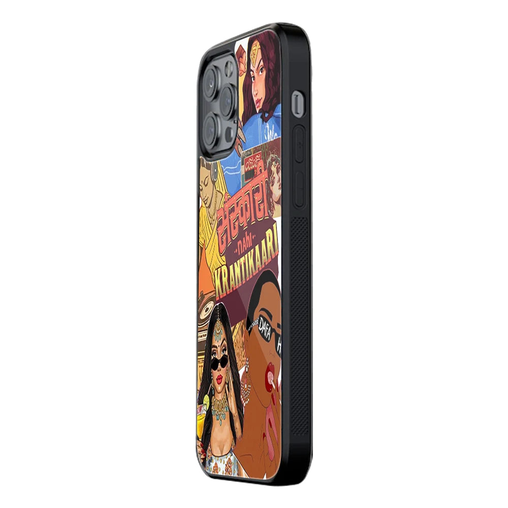 Trendy Glass Back Mobile Case for iPhone, Samsung, Redmi, OnePlus, Google Pixel, Motorola