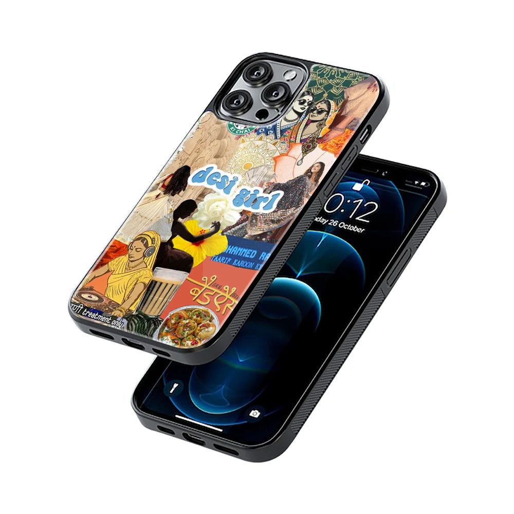 Protective Glass Back Phone Case Compatible with iPhone, Samsung, OnePlus, Pixel & More