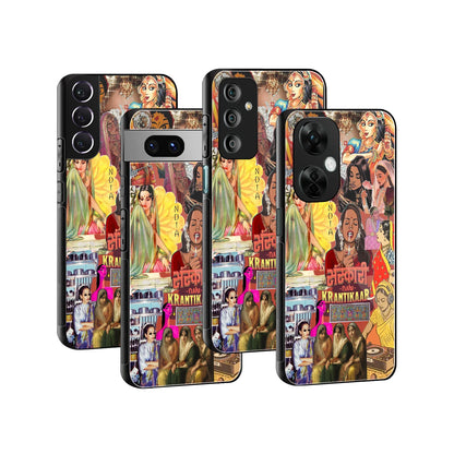 Stylish Glass Back Case for All Smartphones iPhone, Samsung, OnePlus, Pixel, Redmi, Oppo, Vivo, Motorola