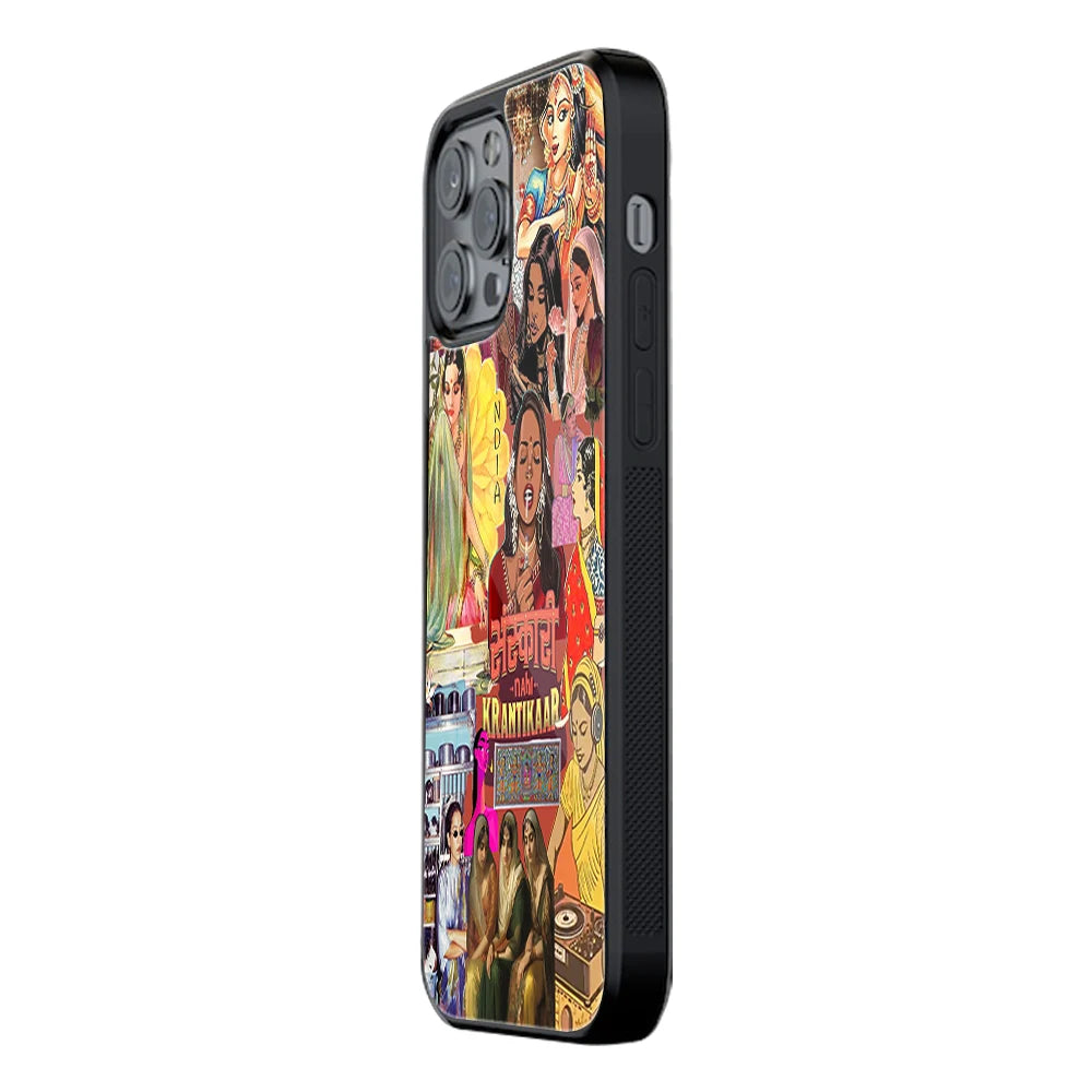 Trendy Glass Back Mobile Case for iPhone, Samsung, Redmi, OnePlus, Google Pixel, Motorola
