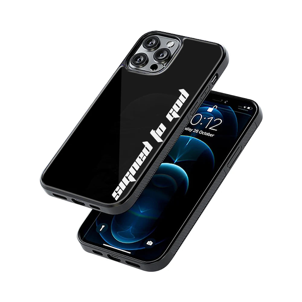 Protective Glass Back Phone Case Compatible with iPhone, Samsung, OnePlus, Pixel & More