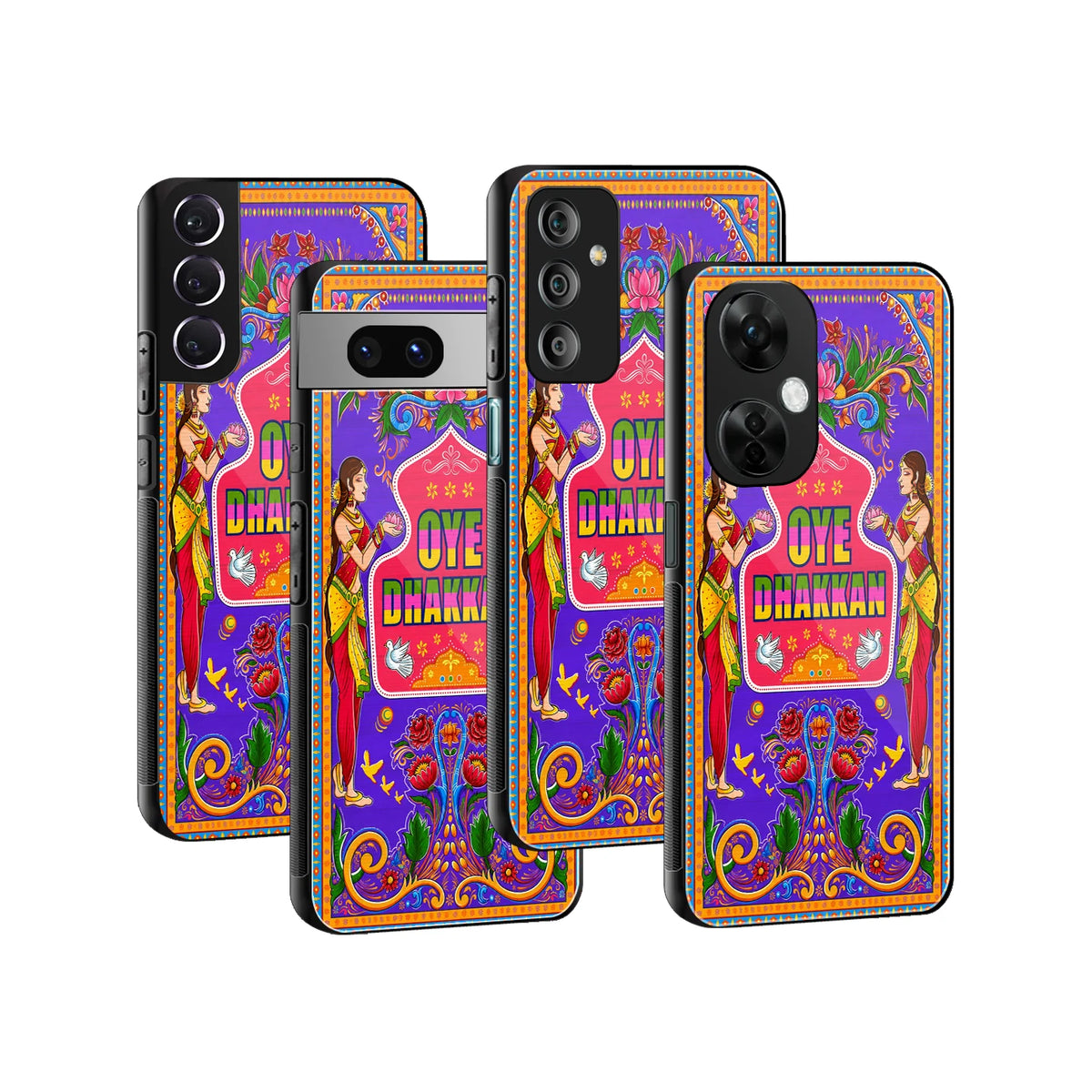 Stylish Glass Back Case for All Smartphones iPhone, Samsung, OnePlus, Pixel, Redmi, Oppo, Vivo, Motorola