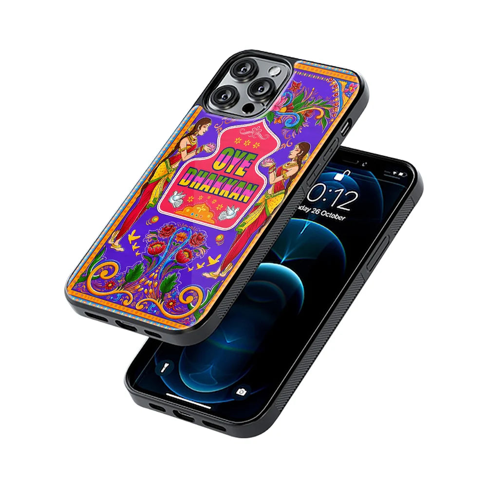 Protective Glass Back Phone Case Compatible with iPhone, Samsung, OnePlus, Pixel & More