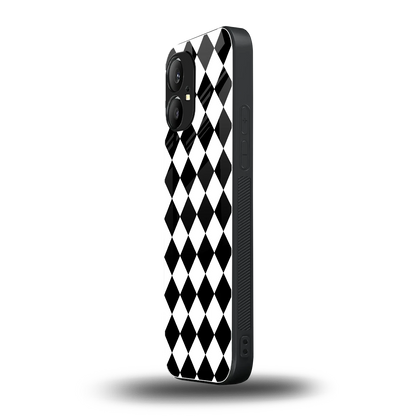 Diamond Check nothing phone 1 mobile cover | shockproof glass phone case
