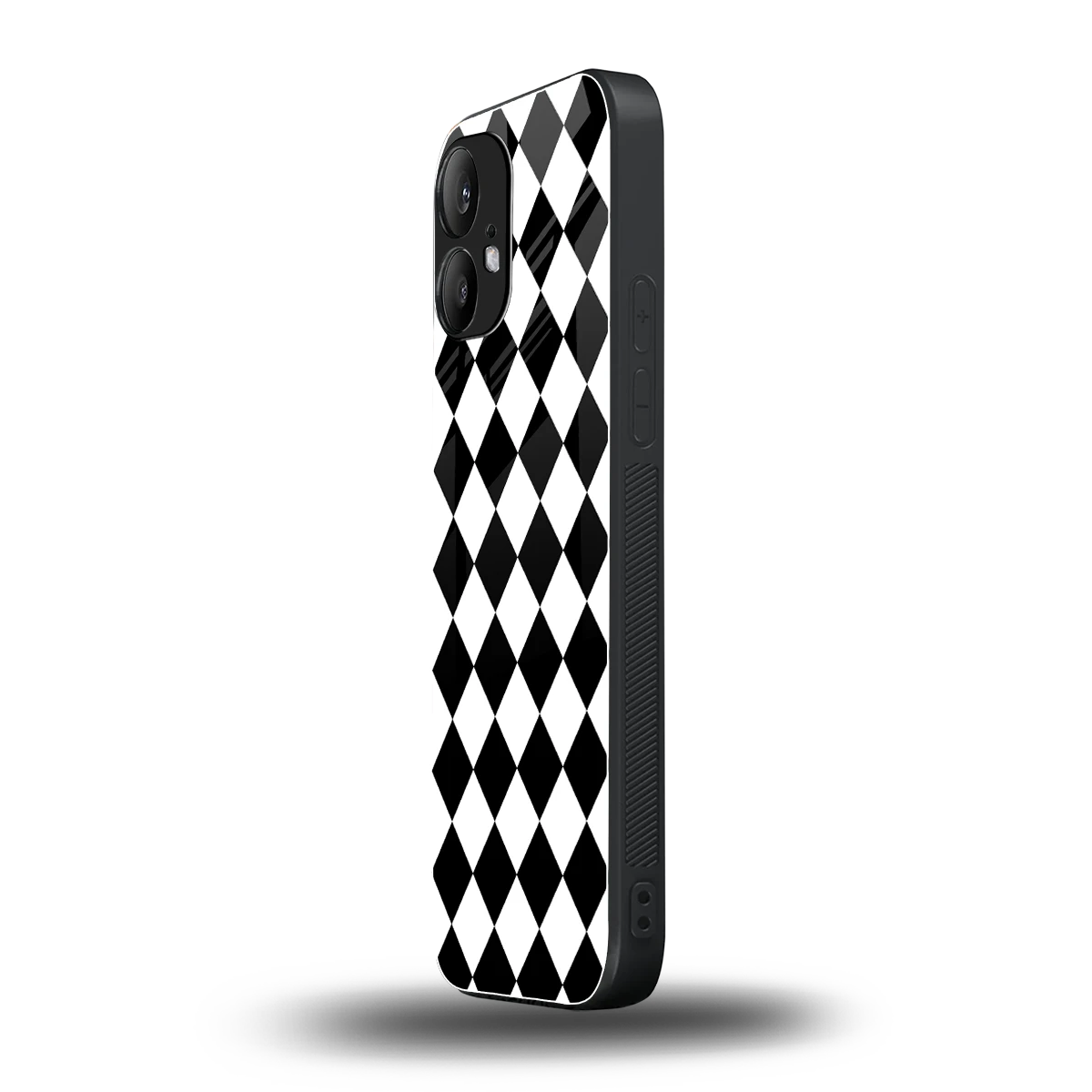 Diamond Check nothing phone 2 mobile cover | shockproof glass phone case