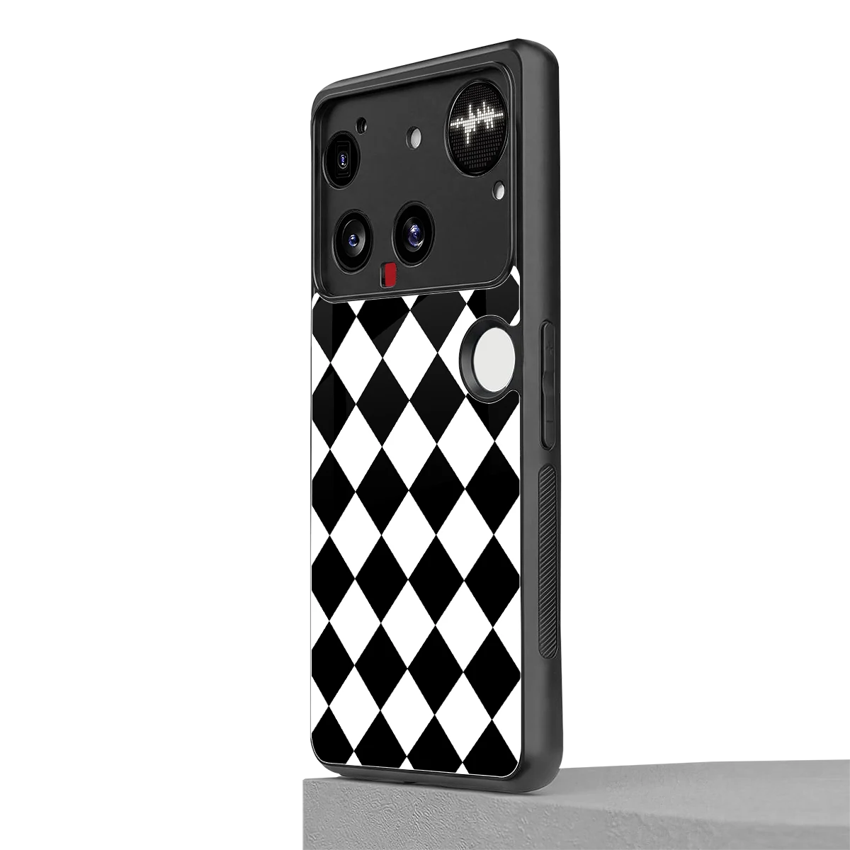 Diamond Check nothing phone 3 mobile cover | shockproof glass phone case
