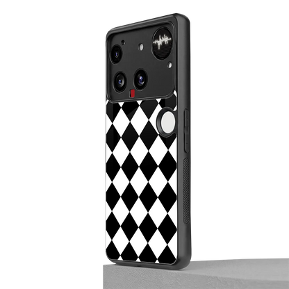 Diamond Check nothing phone 3 mobile cover | shockproof glass phone case