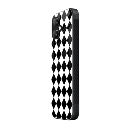 Diamond Check samsung galaxy a06 5g mobile cover | shockproof glass phone case