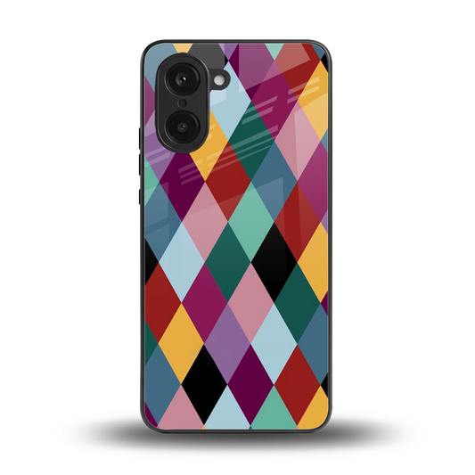 Diamond Palette back phone cover | glass case for oneplus nord ce5 5g