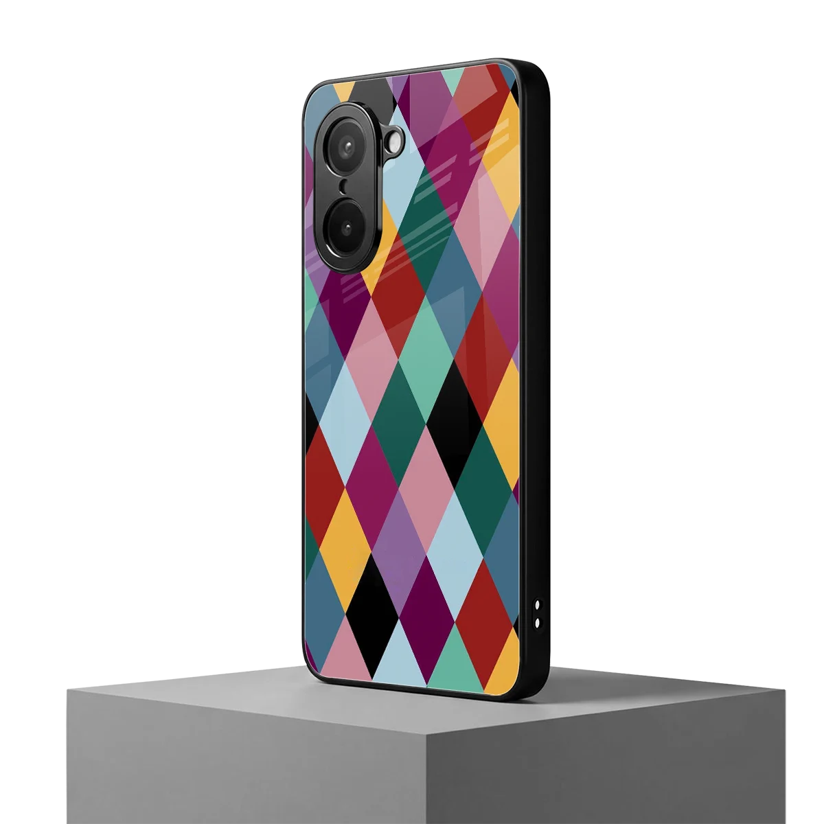 Diamond Palette oneplus nord ce5 5g mobile cover | shockproof glass phone case