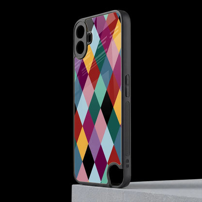 Diamond Palette cmf nothing phone 1 mobile cover | shockproof glass phone case